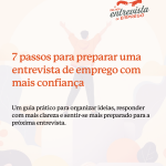 Capa do ebook 7 passos preparar entrevista emprego